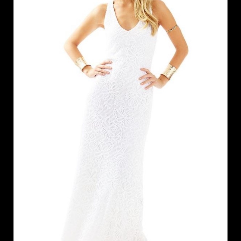 LILLY PULITZER Aster Lace Maxi Dress